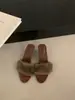Estilo Coreano Estampado de Leopardo Punta Fina Chanclas Estampadas de Leopardo Calzado de Exterior para Mujer Verano 2026 Nuevo Estilo de Hada Tacón de Cuña Tacón Alto Zapatos de Piel