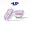Maquinilla de afeitar manual Jifuli para mujer con mango de tres capas para afeitar el vello de las piernas y las axilas, Suministro de exportación transfronteriza