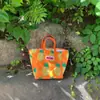 Estilo Ins Corea del Sur Bolso Impermeable Bolsa de Playa Lonchera Bolsa para el Almuerzo Lindo Estampado Tridimensional Bolso de Hombro