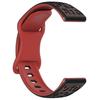 Adecuado para Huawei Gt4/5 Samsung Huawei Garmin Correa de Silicona de Liberación Rápida Bicolor con Estampado de Leopardo Correa de 18/20/22 mm