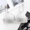 Ropa Interior Ligera Sin Cables Suave y Cómoda para Mujer de Comercio Exterior, Sujetador de Una Pieza Push-Up para Niñas Jóvenes y Estudiantes, Sujetador Realzador de Busto al por Mayor