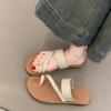 Pantuflas Retro Casuales de Suela Gruesa sin Cordones para Mujer 2025 Nuevo Verano Vacaciones en la Playa Casual Sandalias de Playa Pantuflas