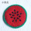 Ins Japonés y Coreano Fieltro de Lana Cálido Tapete para Taza de Fruta Lindo y Lindo Individual Accesorios para Fotos en Casa Regalo Creativo
