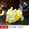 Pet de Chá Pixiu Pode Ser Criado Decoração de Mesa de Chá que Muda de Cor Ornamento de Mesa de Chá Brinquedo de Chá Tesouro de Chá Acessórios para Conjunto de Chá Chá