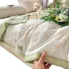 Colcha de Verano Auténtica de Encaje Suave como una Nube Grado Materno e Infantil, Relleno de Algodón Puro para Clima Cálido, Colcha Delgada Lavable a Máquina, Regalo
