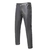 Comercio exterior nuevas explosiones deseo Amazon más vendido europeo y americano color PU casual pantalones de cuero ropa de rendimiento pantalones de cuero hombre seis colores