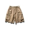 Northern Limit Pantalones Cortos Cargo para Hombre Estilo Americano Marca de Tendencia 2025 Verano Nuevo Lavado Pesado Pantalones Cortos Casuales para Hombre Pantalones Cinco Puntos