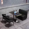 Mesas y Sillas de Estilo Industrial para Bares, Juego Completo de Mesas y Sillas para Cafeterías de Estilo Occidental, Sofás para Cabinas de Barbacoa de Restaurantes Occidentales