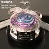 Presente de Dia dos Namorados com Flor Eterna Transfronteiriço para Meninas Amor Ornamentos com Tampa de Vidro Flor de Rosa Acabada Presente Criativo Atacado