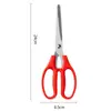 Tijeras de Acero Inoxidable para Barbacoa, Tijeras para Pollo y Bistec, Tijeras Largas Multifuncionales de Alta Resistencia, Tijeras para Barbacoa, Tijeras de Cocina Asakh-No.H-16