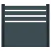 Valla de aleación de aluminio para patio de villa, valla artística de aluminio para jardín exterior, admite entrega de muestras gratuitas de fábrica transfronteriza