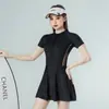 Traje de Banho Feminino Peça Única Estilo Saia, Novo Estilo 2026, Conservador, Cobre a Barriga, Emagrecedor, Manga Longa, Proteção Solar, Esportes de Férias, Traje de Banho para Snorkel para Mulheres