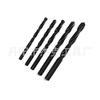 Broca Helicoidal de Acero de Alta Velocidad 6542 Negra Rectificada Broca HSS de Vástago Recto para Perforar Láminas de Hierro, Carpintería, Láminas Delgadas de Metal y Perforar Agujeros