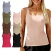 Camiseta Base Zeriluna Nude Feel com Decote Quadrado e Base Acolchoada Toque Macio Confortável Leve Respirável Diária Amiga da Pele