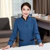 Limpeza roupas de trabalho outono feminino propriedade hotel quarto de hóspedes tia Roupas de outono e inverno distrito comercial limpador manga longa