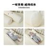 Almohada de Caramelo Relajante y para Dormir Almohada de Espalda para Bebé Recién Nacido Almohada Auxiliar para Dormir de Lado para Bebé Artefacto Cilíndrico para Dormir de Lado