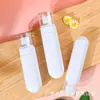 Botella de Loción Tónica Cosmética 80-120ml Blanca Botella Spray Hidratante Plástico PET Botella de Presión Invertida