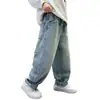 Jeans para Niños Primavera y Otoño Nuevos Pantalones Rectos para Niños Mayores Estilosos 2026 Primavera Pantalones Largos para Niños