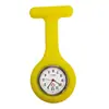 Atacado Colorido Silicone Enfermeira Cor Sólida Moderno Estudante Exame Relógio de Bolso Simples Relógio de Peito Formato Redondo Fabricante Atacado