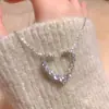 Collar de Perlas Diseño Estilo Coreano, Lujo Ligero, Nicho, Sensación de Alta Gama, No se Desvanece, Elegante Cadena para Clavícula de Acero de Titanio