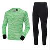 Novo traje de goleiro de futebol de manga comprida para homens e mulheres, traje esportivo de competição para adultos, respirável, com estampa, traje geral de goleiro