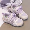 Tenis infantiles de suela suave, nuevos estilos de otoño, zapatos modernos y casuales para niñas de 6 a 12 años, ligeros y antideslizantes