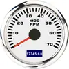 Tacómetro de aguja 52MM modificado para coche y motocicleta 0-7000RPM Generador Maquinaria de Ingeniería 12/24v Universal