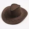 Sombrero de Vaquero Occidental Verano Sombrero de Mujer Retro Europeo y Americano Ala Ancha Playa Costa Chica Chica Caliente Sombrero de Sol