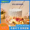 Soporte acrílico para pasteles transfronterizo, soporte de exhibición de postres transparente redondo, soporte de exhibición de decoración para bodas y fiestas de cumpleaños