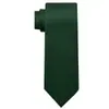Corbata para Hombre Color Sólido Corbata Negra Corbata Negra de Satén Corbata de Negocios Ocasión Boda Corte Delgado Cuello Blanco Corbata de Trabajo