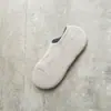 Calcetines invisibles para hombre de verano no se caen del talón silicona antideslizante base de toalla engrosada base de rizo calcetines de corte bajo