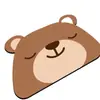 Alfombra de Piso de Baño de Barro de Diatomeas con Animales de Dibujos Animados, Alfombrilla Antideslizante Absorbente para Pies de Oso y Hipopótamo Lindos, Alfombra de Entrada de Baño