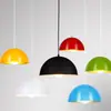 Lámpara de Pantalla Creativa de Personalidad Minimalista Moderna Iluminación para Hotel Oficina Restaurante Candelabro de Restaurante Semicircular de una Sola Capa con Rosca