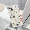 Funda Popular de Flores para Teléfono de Comercio Exterior para Apple 17 Pro Max Funda Suave de Silicona iPhone 16 Agujero Fino Funda Mate de Cobertura Total