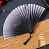 Leque Dobrável Leque Estilo Chinês Antigo Dinastia Han Feminino Cheongsam Dança Dançando Crianças Estudantes Verão Portátil Dobrável Pequeno Leque