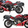 Muscle car Lobo adequado para 21/22 Honda CBR650R bolsa lateral bolsa lateral retro caixa lateral modificação bolsa para capacete liberação rápida