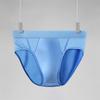Cuecas masculinas de seda gelada, cuecas masculinas U-convexas, cuecas finas de verão com cintura baixa, cuecas respiráveis personalizadas para homens