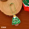 Llavero Navideño Lindo Estudiante Papá Noel Muñeco de Nieve Navideño Colgante Decorativo Pequeño Regalo Navideño