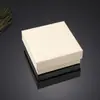 Caixa de embalagem de joias spot textura padrão trançado côncavo-convexo grade anel colar pulseira brincos caixa de joias prateada