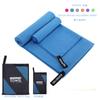 Toalla deportiva de secado rápido en stock, toalla de baño absorbente para exteriores transfronteriza de generación rápida de cabello, toalla de microfibra con logotipo.