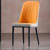 Silla Nórdica para Influencer Respaldo Silla para el Hogar Silla de Comedor para Restaurante Silla de Ocio de Lujo Ligero Silla para Oficina de Ventas Escritorio de Reuniones Silla de Cuero