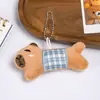 Novo Pingente de Boneca Cachorrinho de Pelúcia Desenho Animado, Decoração de Mochila Feminina, Pingente de Boneca Chaveiro Criativo Atacado