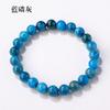 Pulsera de cuentas de piedra natural de 8 mm Pulsera de cuentas de ágata de cristal amatista para hombres y mujeres pulsera elástica venta al por mayor en vivo