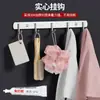 Gancho Perchero de Acero Inoxidable para Puerta, Montaje en Pared, Ganchos de Pared para Taladrar, Gancho para Abrigos de Baño, Barra de Ganchos para Cocina
