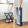 Rejilla de basura plegable importada de Japón para cocina con bandeja, bote de basura para acampar, bolsa de basura, soporte para bolsas de plástico para exteriores