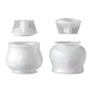 Pote de Armazenamento Vintage em Relevo Chunqi com Tampa Molde de Silicone para DIY Recipiente para Vela de Gesso Aromaterápico Molde