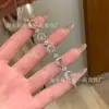 Suministro al por mayor para transmisión en vivo de Pulseras de Jade Espuma de Agua Natural con Incrustación de S925, Diseño Fresco de Moda Hecho a Mano