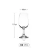 Copa de Cóctel Copa Fragante Copa de la Fortuna Vaso de Whisky Vaso de Vino de Vidrio Transparente Simple Venta al por Mayor Transfronterizo Copa con Hoja para Vino