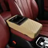 Almohadilla protectora para caja de reposabrazos de coche transfronteriza, caja de pañuelos para coche, reposabrazos de cuero central para codo, cojín elevador universal, portavasos