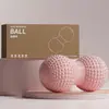 Pelota de Masaje para Arco del Pie Tpe Pelota Cacahuete Relajación Muscular Pelota Erizo Hombro y Cuello Relajación Profunda Yoga